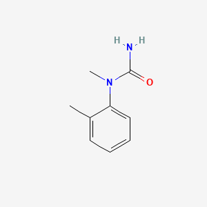 molecular formula C9H12N2O B14704734 Urea, 1-methyl-1-(o-tolyl)- CAS No. 20632-28-4