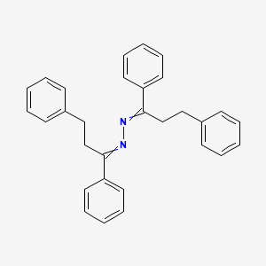 molecular formula C30H28N2 B14704833 Bis(1,3-diphenylpropylidene)hydrazine CAS No. 21837-74-1
