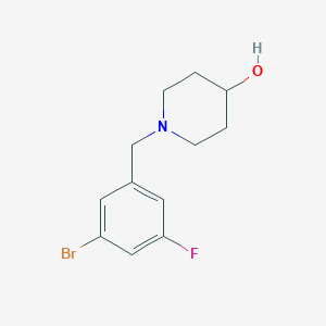 B1470510 1-(3-Bromo-5-fluorobenzyl)piperidin-4-ol CAS No. 1514878-90-0
