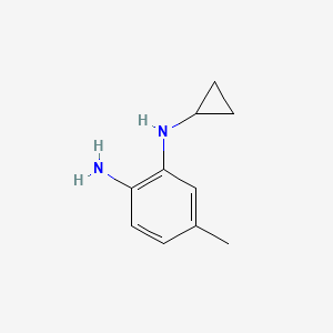 molecular formula C10H14N2 B1470513 N1-cyclopropyl-5-methylbenzene-1,2-diamine CAS No. 1038842-80-6