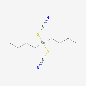 molecular formula C10H18N2S2Sn B14705157 Stannane, dibutyldithiocyanato- CAS No. 23654-18-4