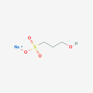 molecular formula C3H7NaO4S B147052 Sodium 3-hydroxypropane-1-sulphonate CAS No. 3542-44-7