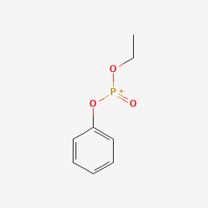 molecular formula C8H10O3P+ B14705519 Ethoxy-oxo-phenoxyphosphanium CAS No. 20442-56-2