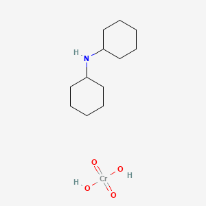 molecular formula C12H25CrNO4 B14705526 N-cyclohexylcyclohexanamine;dihydroxy(dioxo)chromium CAS No. 25065-70-7
