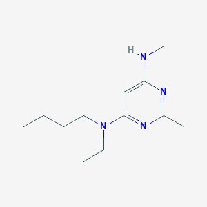 molecular formula C12H22N4 B1470553 N4-butyl-N4-ethyl-N6,2-dimethylpyrimidine-4,6-diamine CAS No. 1511567-98-8