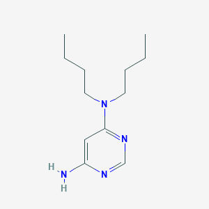molecular formula C12H22N4 B1470561 N4,N4-dibutylpyrimidine-4,6-diamine CAS No. 1513414-96-4