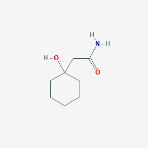 molecular formula C8H15NO2 B14705645 2-(1-Hydroxycyclohexyl)acetamide CAS No. 24446-51-3