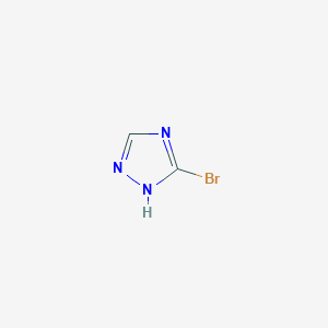molecular formula C2H2BrN3 B147057 3-溴-1H-1,2,4-三唑 CAS No. 7343-33-1