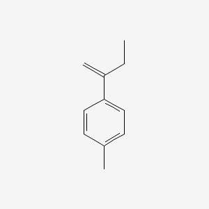 molecular formula C11H14 B14705713 1-(But-1-en-2-yl)-4-methylbenzene CAS No. 21758-18-9