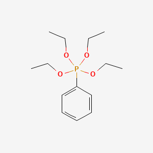 molecular formula C14H25O4P B14705924 Tetraethoxy(phenyl)-lambda~5~-phosphane CAS No. 23855-82-5