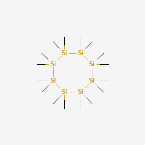 molecular formula C16H48Si8 B14705967 Hexadecamethyloctasilocane CAS No. 23657-43-4