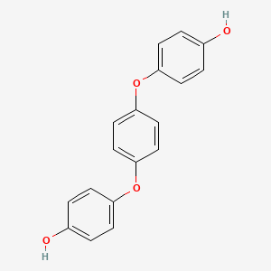 molecular formula C18H14O4 B14705988 4-[4-(4-Hydroxyphenoxy)phenoxy]phenol CAS No. 15051-26-0
