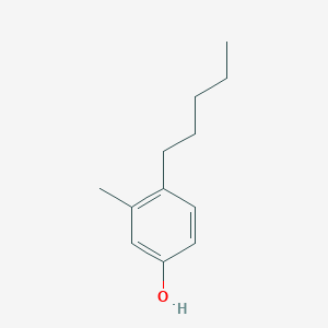 molecular formula C12H18O B14705996 3-Methyl-4-pentylphenol CAS No. 23595-49-5