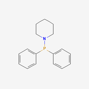 molecular formula C17H20NP B14706034 1-(Diphenylphosphanyl)piperidine CAS No. 22859-54-7