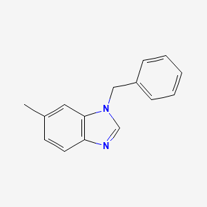 molecular formula C15H14N2 B14706161 1-benzyl-6-methyl-1H-benzimidazole CAS No. 24780-82-3