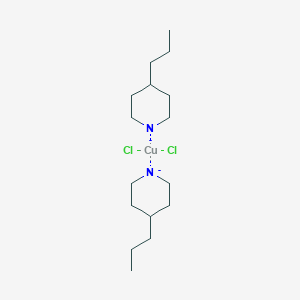 molecular formula C16H32Cl2CuN2-2 B14706171 Dichlorobis(4-propylpyridine)copper CAS No. 15242-99-6