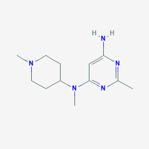 N4,2-dimethyl-N4-(1-methylpiperidin-4-yl)pyrimidine-4,6-diamine