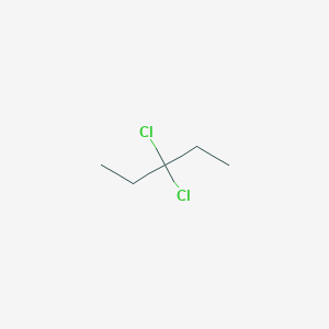 molecular formula C5H10Cl2 B14706301 3,3-Dichloropentane CAS No. 21571-91-5