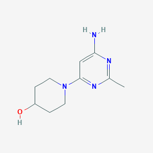 1-(6-Amino-2-methylpyrimidin-4-yl)piperidin-4-ol
