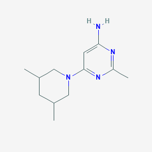 6-(3,5-Dimethylpiperidin-1-yl)-2-methylpyrimidin-4-amine
