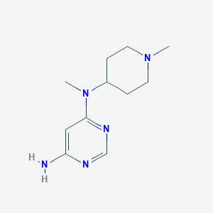 N4-methyl-N4-(1-methylpiperidin-4-yl)pyrimidine-4,6-diamine