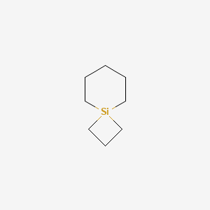 molecular formula C8H16Si B14706418 4-Silaspiro[3.5]nonane CAS No. 24775-21-1