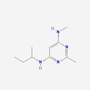 N4-(sec-butyl)-N6,2-dimethylpyrimidine-4,6-diamine