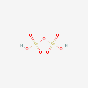 molecular formula H2O7Se2 B14706442 Diselenic acid CAS No. 14998-61-9