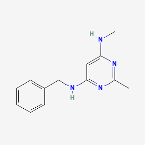 N4-benzyl-N6,2-dimethylpyrimidine-4,6-diamine