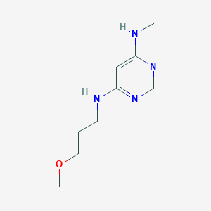 N4-(3-methoxypropyl)-N6-methylpyrimidine-4,6-diamine