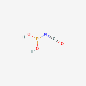 molecular formula CH2NO3P B14706468 Phosphorisocyanatidous acid CAS No. 23852-43-9