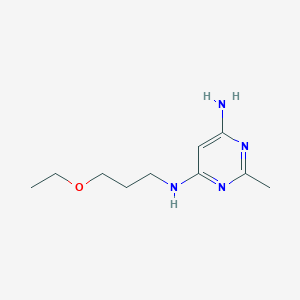 N4-(3-ethoxypropyl)-2-methylpyrimidine-4,6-diamine