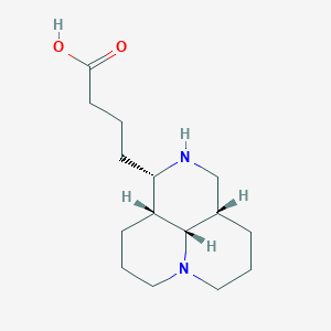 molecular formula C15H26N2O2 B14706492 Sophoridinic Acid CAS No. 22272-82-8