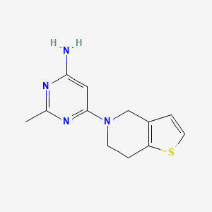 6-(6,7-dihydrothieno[3,2-c]pyridin-5(4H)-yl)-2-methylpyrimidin-4-amine