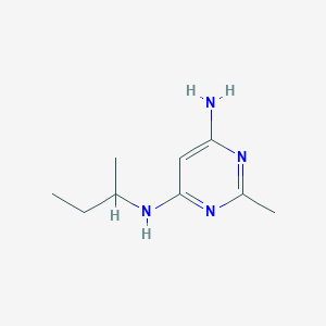 N4-(sec-butyl)-2-methylpyrimidine-4,6-diamine