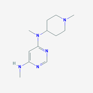 N4,N6-dimethyl-N4-(1-methylpiperidin-4-yl)pyrimidine-4,6-diamine