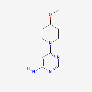 6-(4-methoxypiperidin-1-yl)-N-methylpyrimidin-4-amine