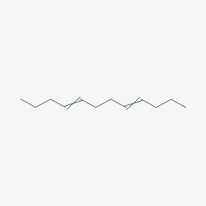 molecular formula C12H22 B14706599 dodeca-4,8-diene CAS No. 24373-92-0