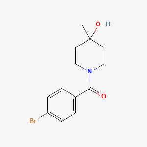 (4-Bromophenyl)(4-hydroxy-4-methylpiperidin-1-yl)methanone