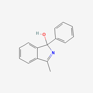 molecular formula C15H13NO B14706613 1H-Isoindol-1-ol, 3-methyl-1-phenyl- CAS No. 18120-25-7