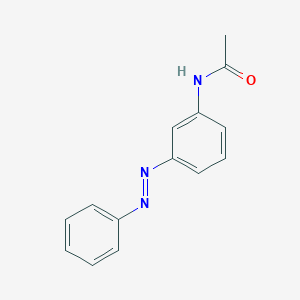 molecular formula C14H13N3O B14706628 N-{3-[(E)-Phenyldiazenyl]phenyl}acetamide CAS No. 25186-45-2
