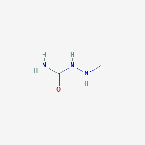 molecular formula C2H7N3O B14706630 Hydrazinecarboxamide, 2-methyl- CAS No. 22718-41-8