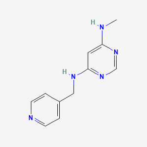 N4-methyl-N6-(pyridin-4-ylmethyl)pyrimidine-4,6-diamine