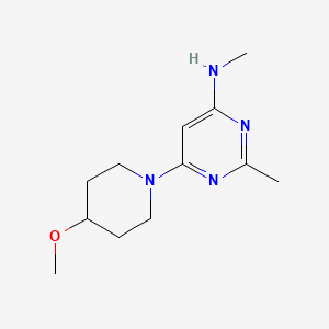 6-(4-methoxypiperidin-1-yl)-N,2-dimethylpyrimidin-4-amine