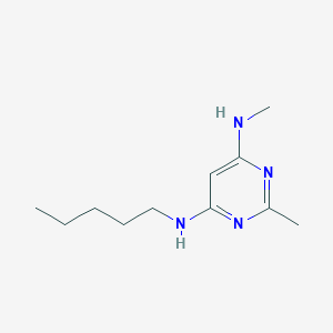 N4,2-dimethyl-N6-pentylpyrimidine-4,6-diamine