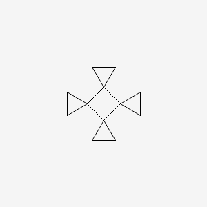 molecular formula C12H16 B14706709 Tetraspiro[2.0.2.0.2.0.2.0]dodecane CAS No. 24375-17-5