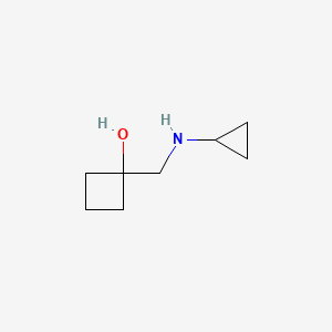1-[(Cyclopropylamino)methyl]cyclobutan-1-ol