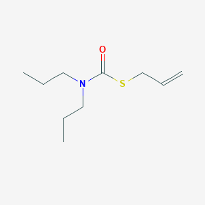 molecular formula C10H19NOS B14706738 Carbamothioic acid, dipropyl-, S-2-propenyl ester CAS No. 18283-62-0
