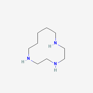 molecular formula C9H21N3 B14706752 1,4,7-Triazacyclododecane CAS No. 23635-83-8