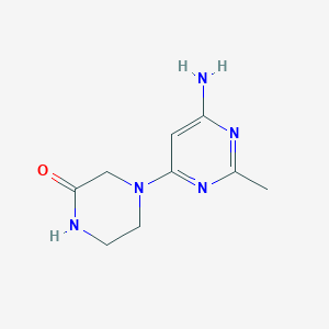 4-(6-Amino-2-methylpyrimidin-4-yl)piperazin-2-one